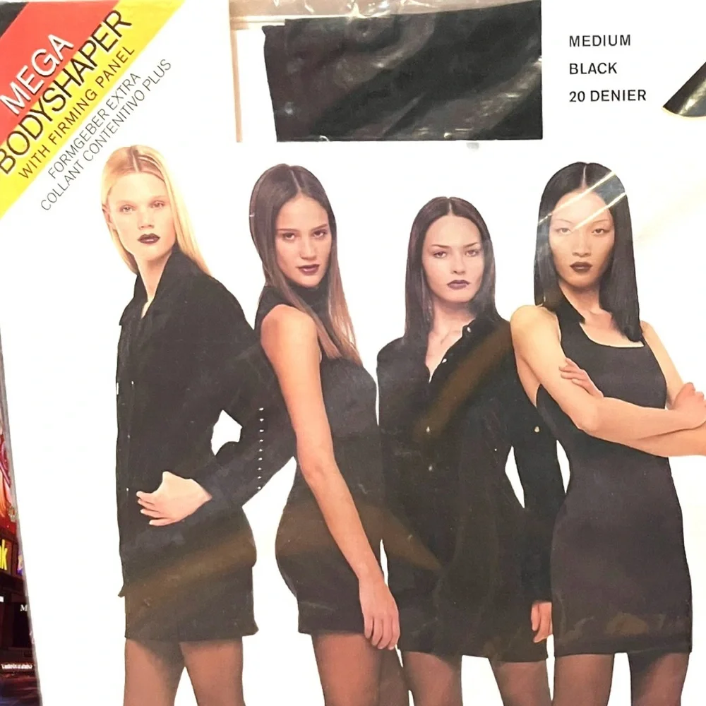 Vintage Mega Bodyshaper Pantyhose Legwear NWT